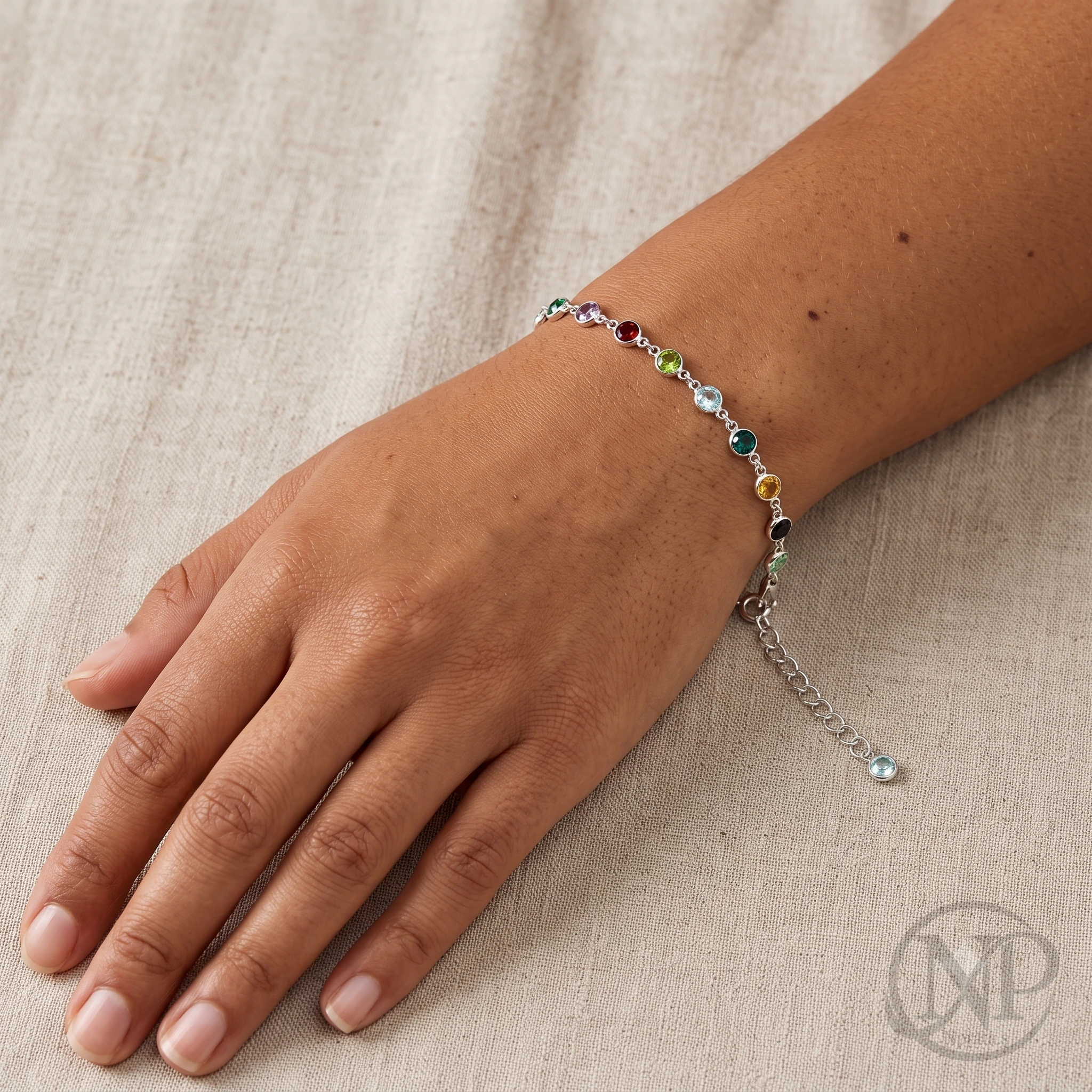 Pulseira Pedras Coloridas — imagem 2