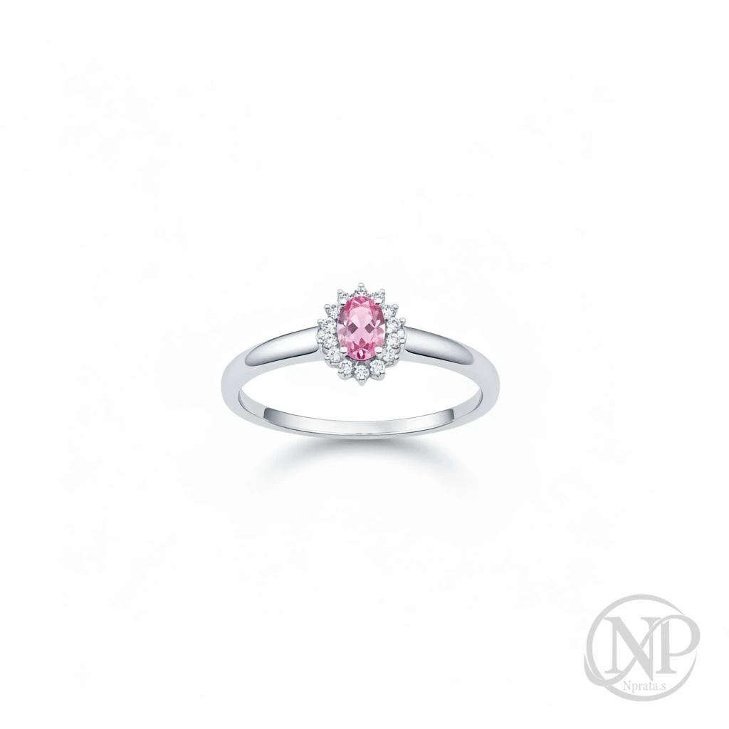 Anel Pedra Rosa — imagem 1
