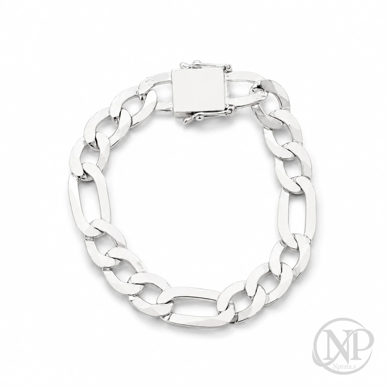 Pulseira Masculina 3 por 1 Prata 925 — imagem 1
