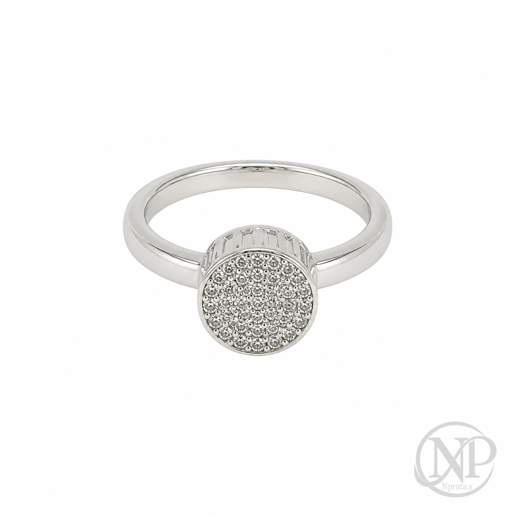 Anel Oval em Prata 925 — imagem 1