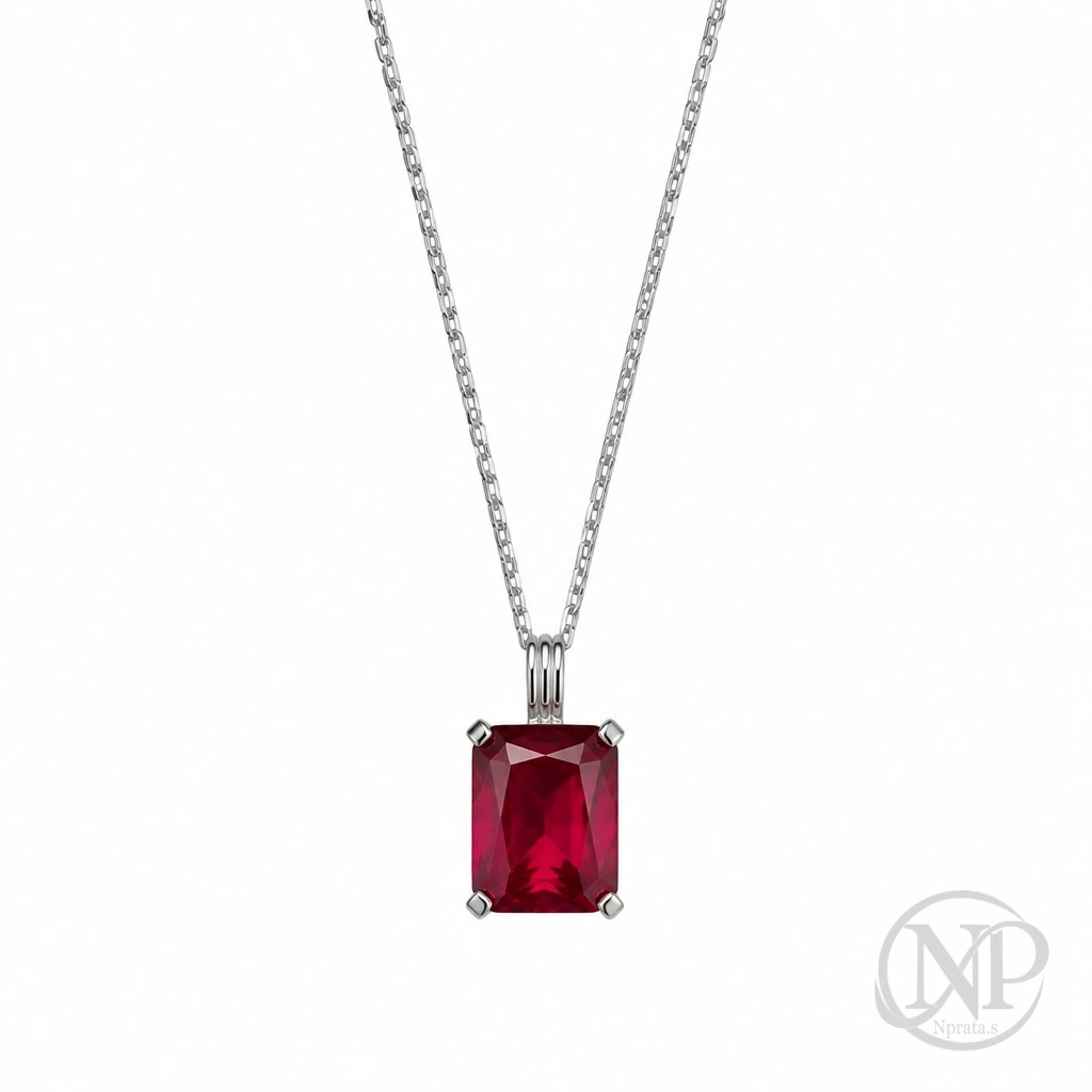 Colar Special Red Prata 925 — imagem 1