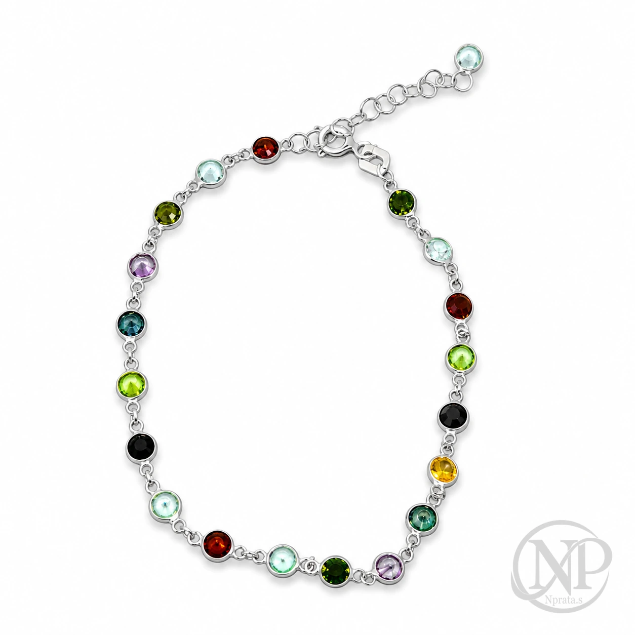 Pulseira Pedras Coloridas — imagem 1