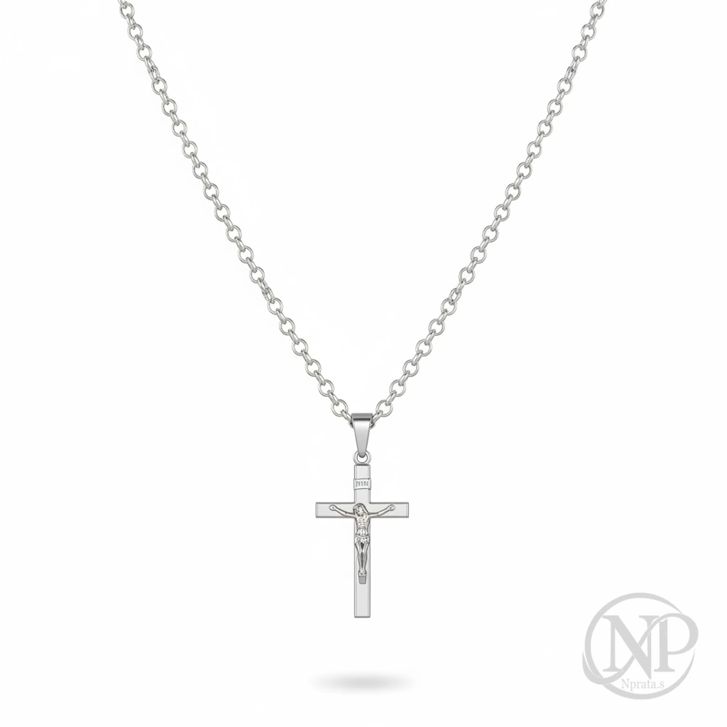 Corrente Crucifixo Unissex
