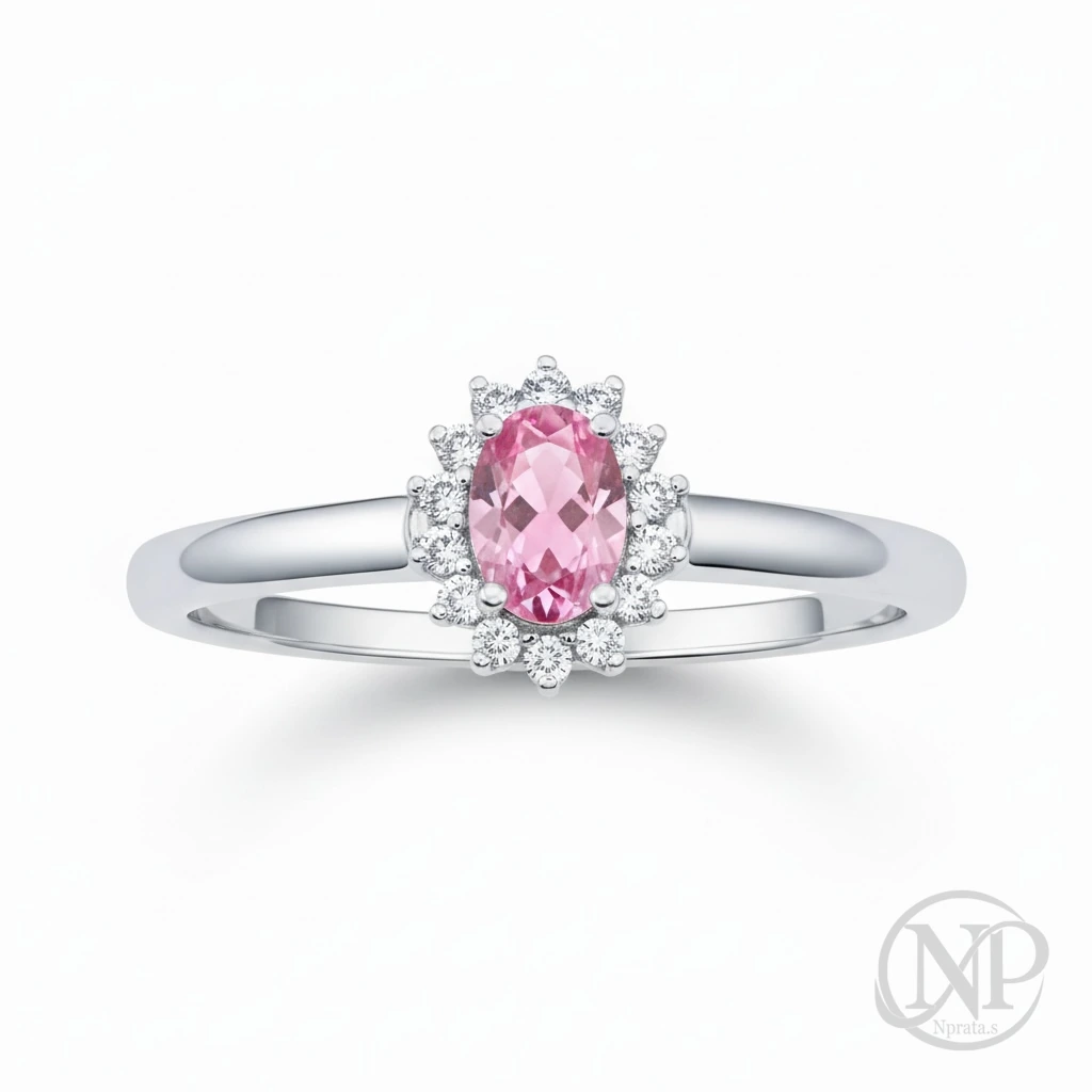 Anel Pedra Rosa — imagem 2